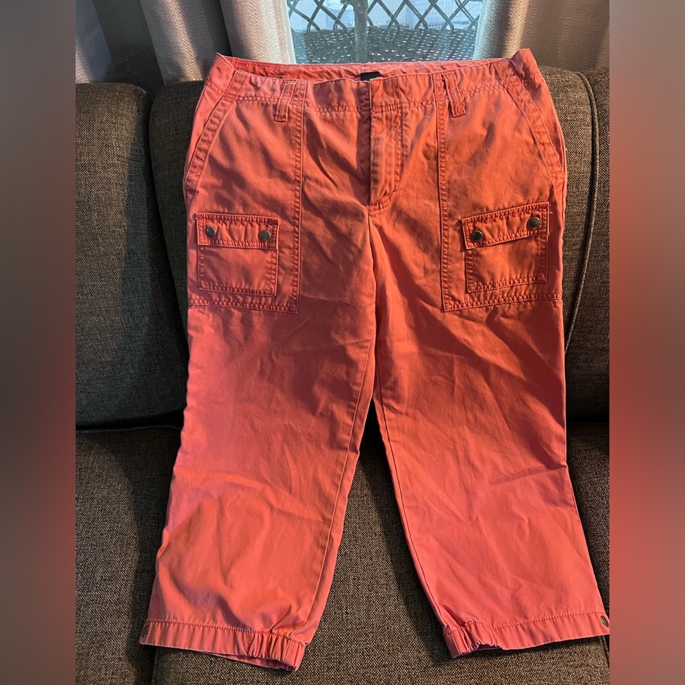 GAP coral cropped pant